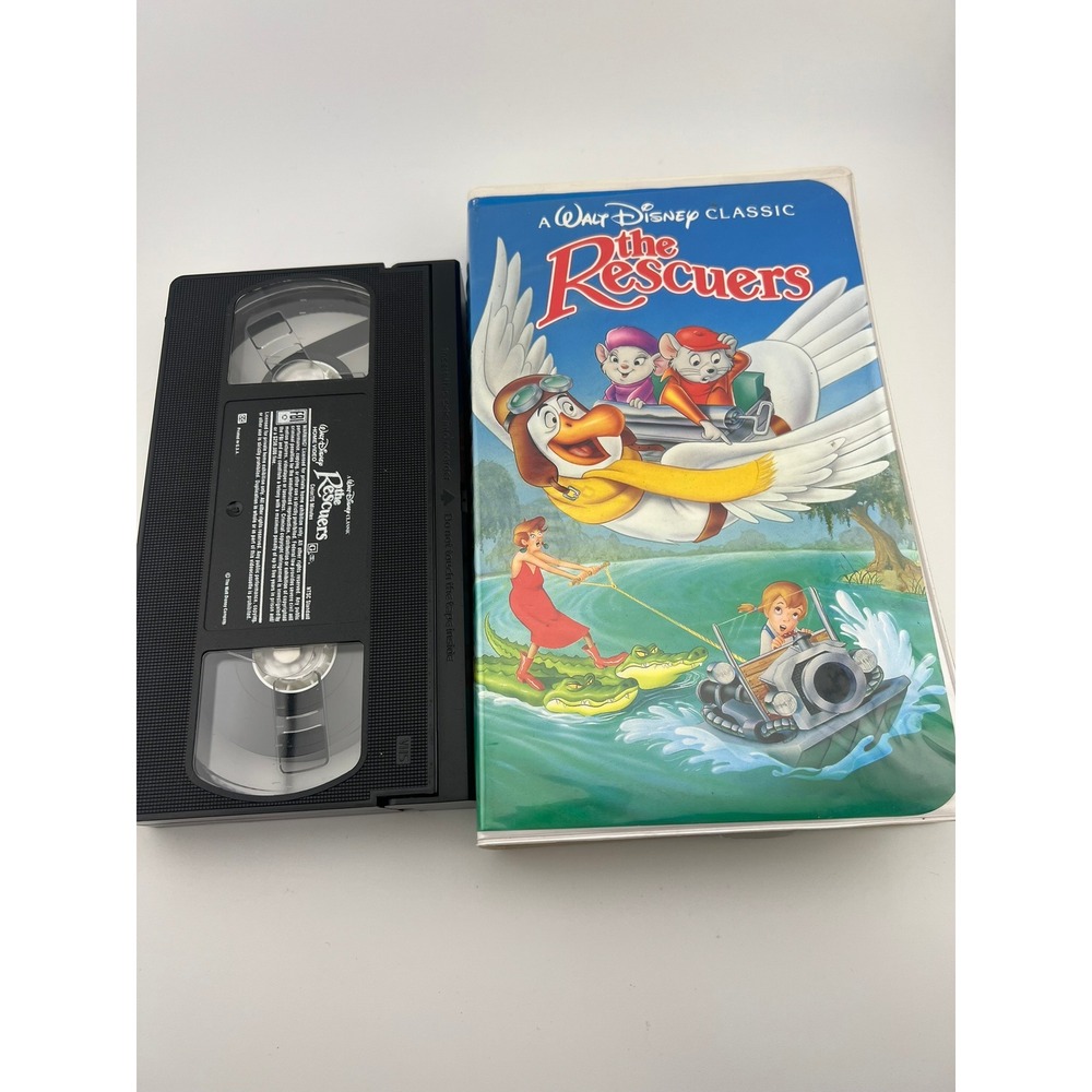The Rescuers‎ VHS Walt Disney Classic Black Diamond Clamshell 1399